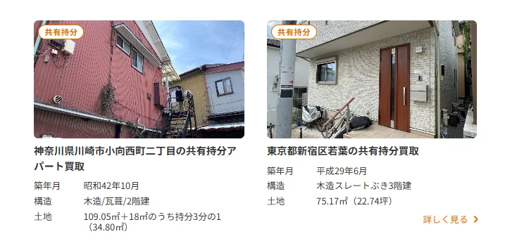 株式会社ブリリアント,共有持分,戸建,買取,事例